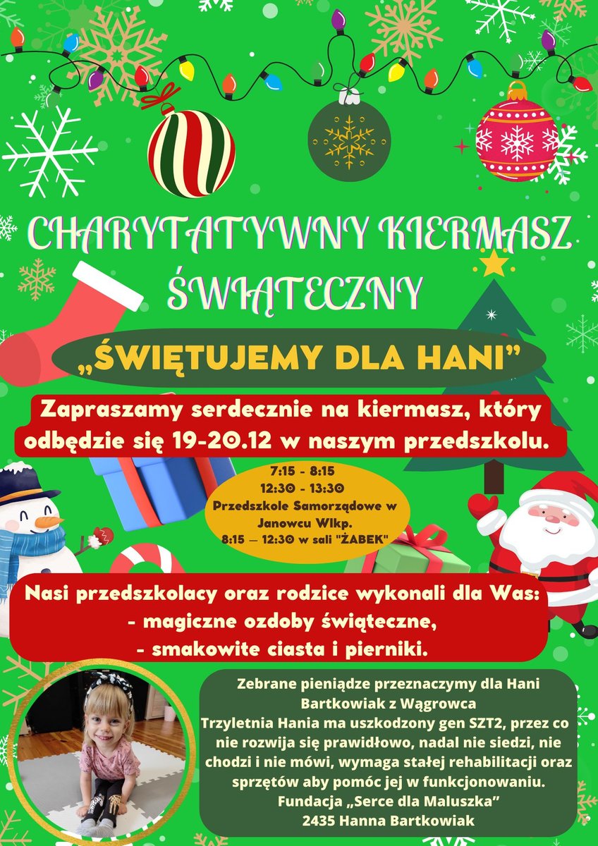 Charytatywny Kiermasz Świąteczny