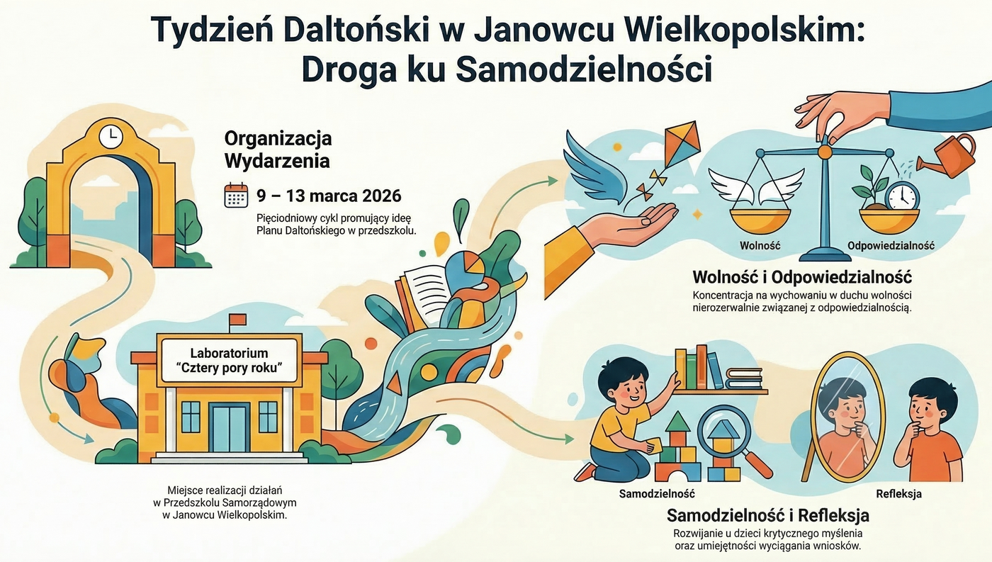 Tydzień Daltoński w Przedszkolu Samorządowym w Janowcu Wielkopolskim-Laboratorium 