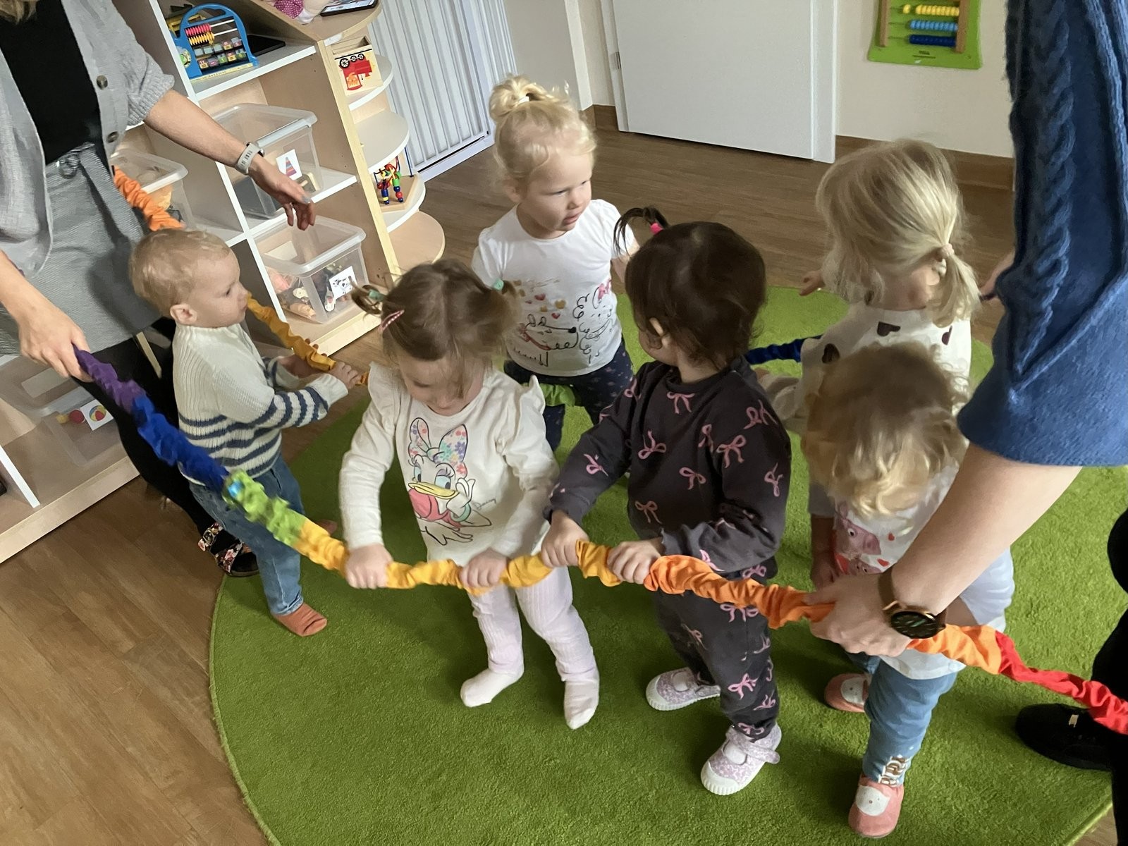 Duże koło mamy, kolory mieszamy