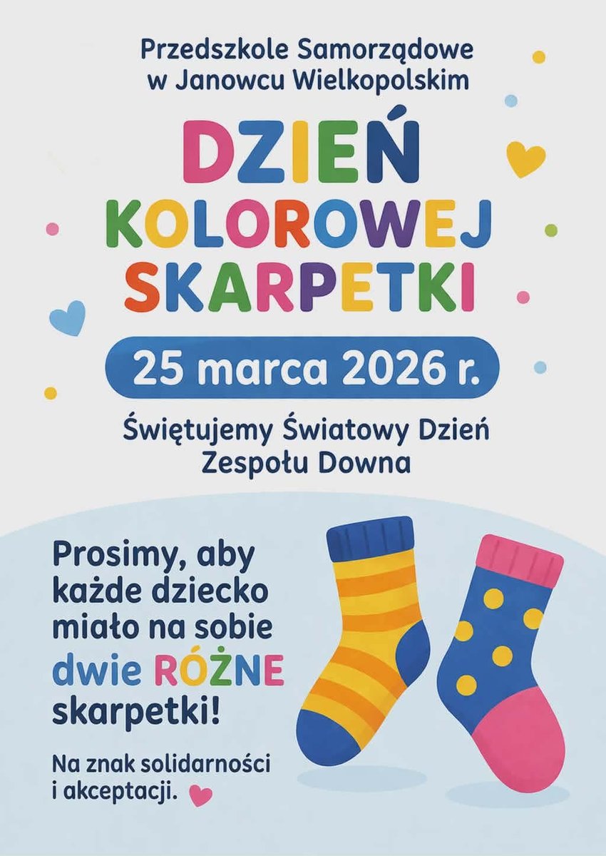 Dzień Kolorowej Skarpetki